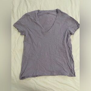 Purple Madewell v neck shirt size medium